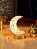 3-Color LED Crystal Lamp, Moon/Star Shape (Code:18)