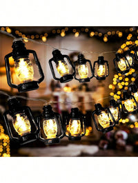 3m 20 LED Black Warm Light Mini Retro Kerosene (Code 6)