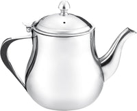 Premium Polished Stainless Steel Tea Pot, Coffee Pot, 0.7 Litre (24oz)    5015826002249