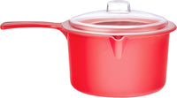 Microwave Sauce Pan and Lid 750ml, Red (Easy-Cook)   5060064076161