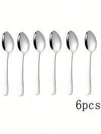 3PCS  Heavy Duty Stainless Steel Main Course Soup Spoons (Code 5)
