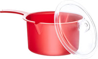 Microwave Sauce Pan and Lid 750ml, Red (Easy-Cook)   5060064076161