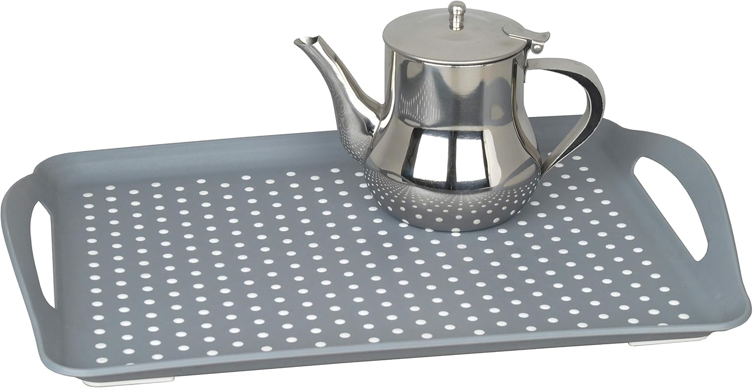Premium Polished Stainless Steel Tea Pot, Coffee Pot, 0.7 Litre (24oz)    5015826002249
