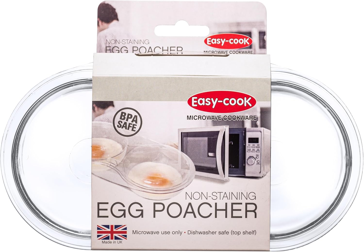 Microwave 2 Egg Poacher (Easy-Cook)   5060064076064