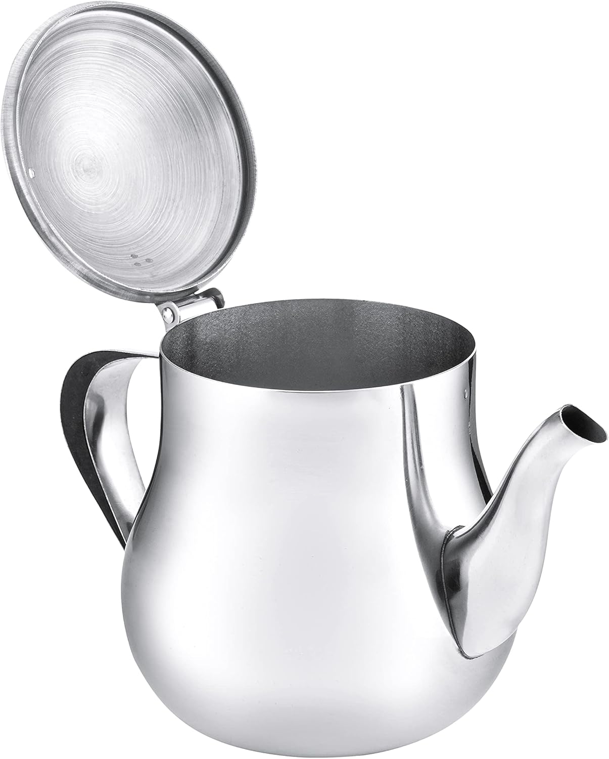 Premium Polished Stainless Steel Tea Pot, Coffee Pot, 0.7 Litre (24oz)    5015826002249