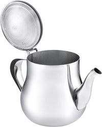 Premium Polished Stainless Steel Tea Pot, Coffee Pot, 0.7 Litre (24oz)    5015826002249