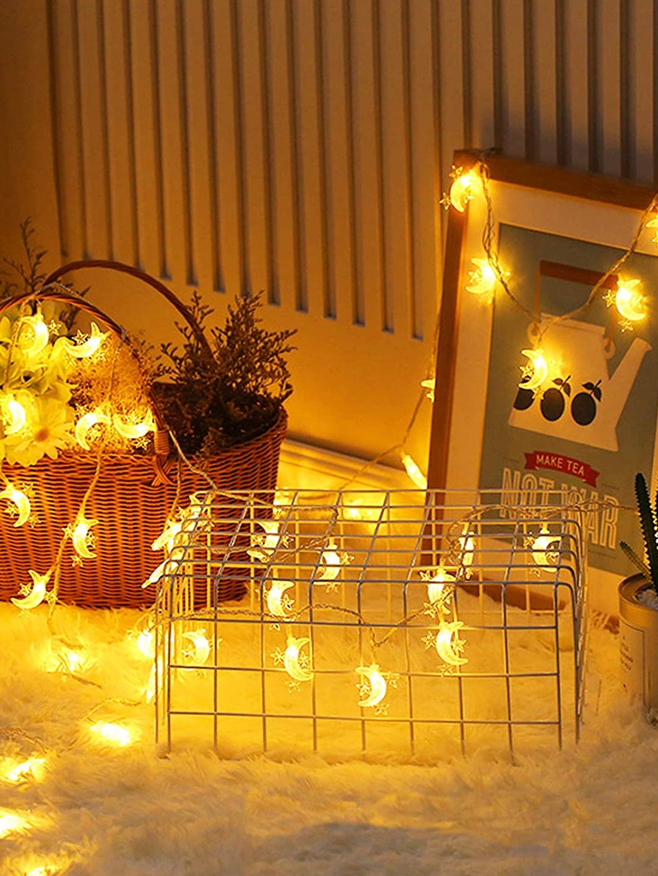 3 m 20 LED Lights Moon & Star Ramadan Eid Festival   (Code:15)