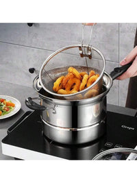 4pcs Non Stick Chip Pan Deep Fat Fryer (Code 3)
