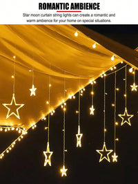 3.5m 126 LEDs Star and Moon String Lights  (Code:36)