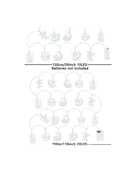 1.5m 10-lED Eid Mubarak Castle Lights String   (Code:24)