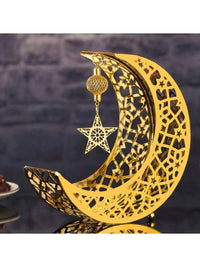 1pc Elegant Moon & Star Shaped Dates Serving Tray   (Code:27)