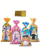 50pcs Random Pattern Mixed-Eid Mubarak Colorful Gift Bags (Code:34)