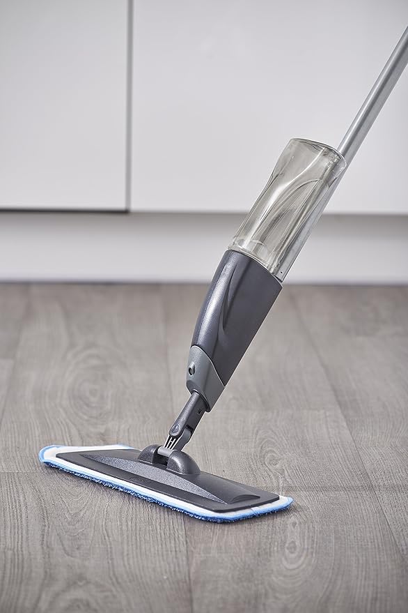 ADDIS Spray Mop, 100 Percent Microfibre In Graphite