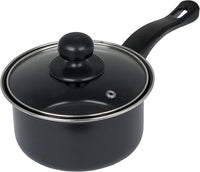 Value plus 3 PCE Sauce pan Set with Glass Lids, 16, 18, 20cm    5015826001204