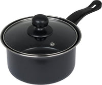 Value plus 3 PCE Sauce pan Set with Glass Lids, 16, 18, 20cm    5015826001204