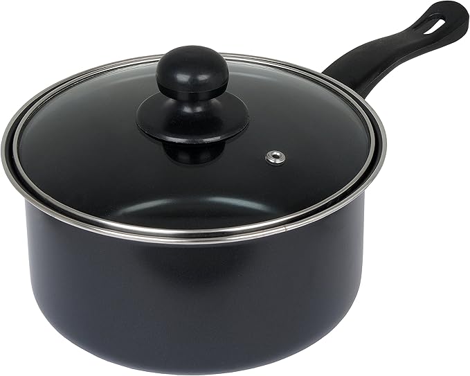 Value plus 3 PCE Sauce pan Set with Glass Lids, 16, 18, 20cm    5015826001204