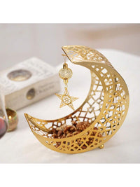 1pc Elegant Moon & Star Shaped Dates Serving Tray   (Code:27)