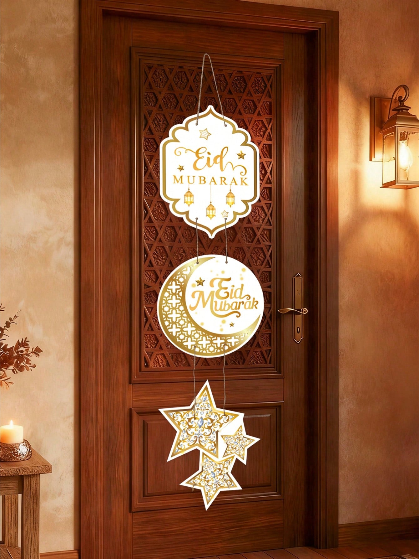 1Pc Platinum Gold Hanging Décor (Code:43)