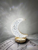3-Color LED Crystal Lamp, Moon/Star Shape (Code:18)