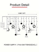 3.5m 126 LEDs Star and Moon String Lights  (Code:36)