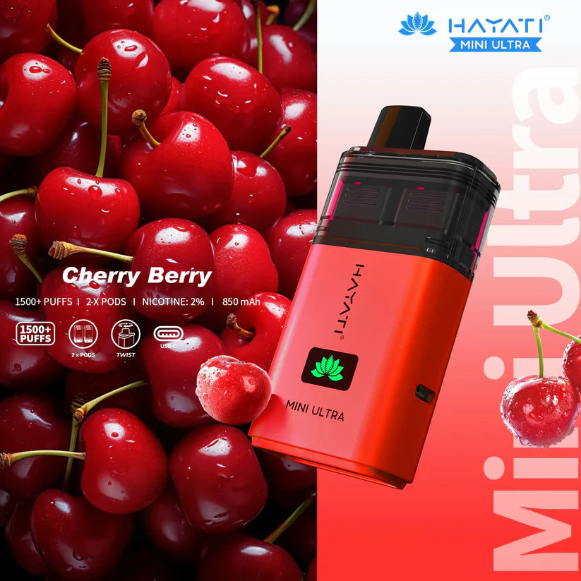 TWO Hayati Mini Ultra 1500 Prefilled Pod Kit