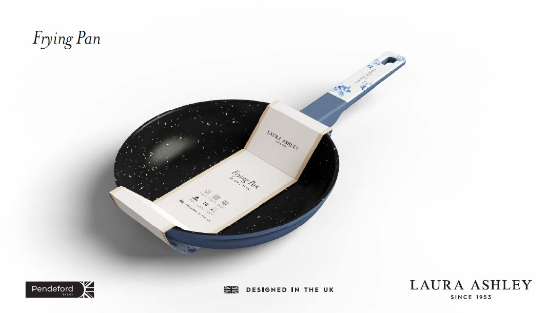 LAURA ASHLEY 8 INCH / 20CM FRYING PAN CHINA ROSE