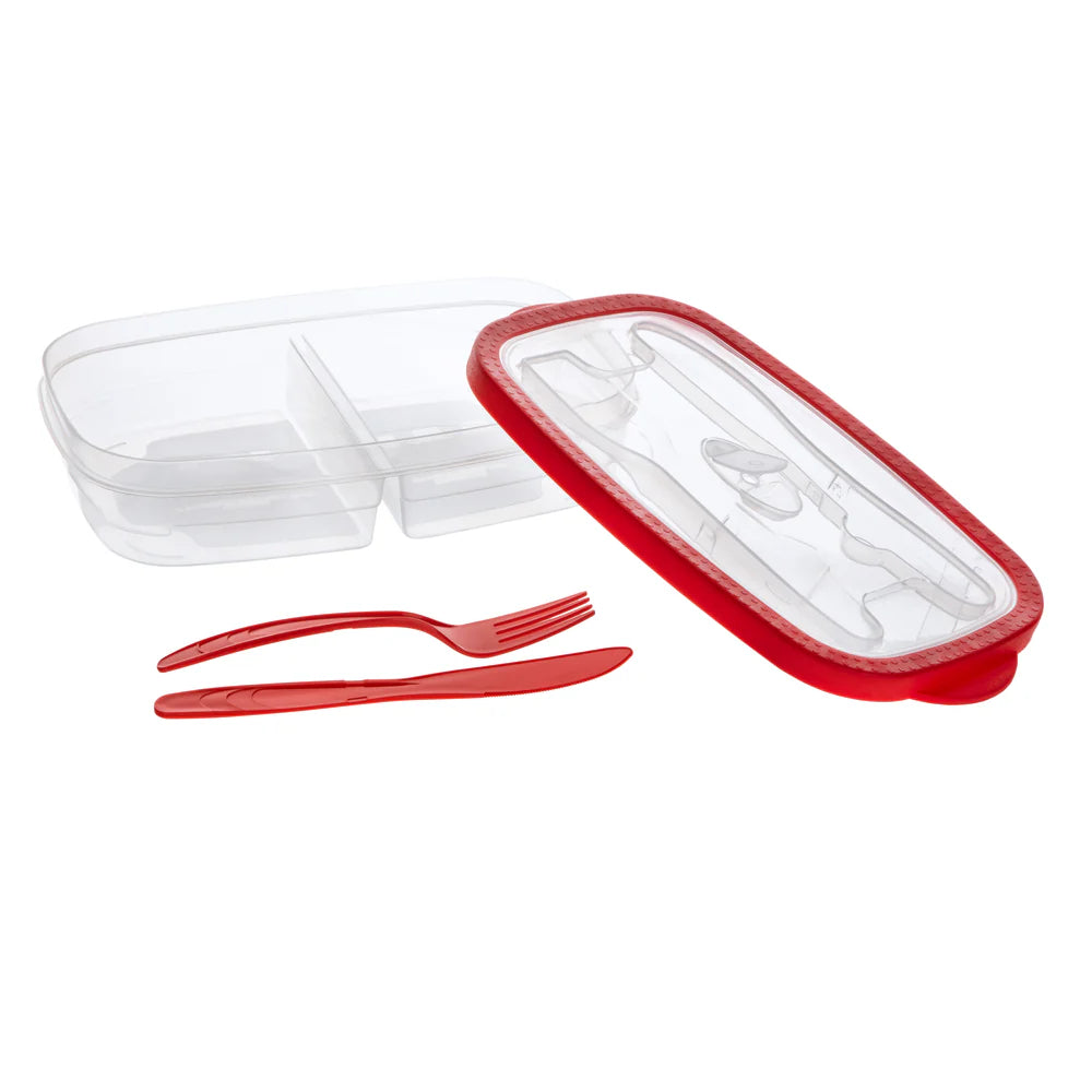 Microwave Lunch Box & Cutlery   5015826094800