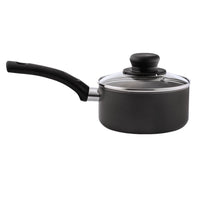 15 cm Non-Stick Sauce Pan & Glass Lid (Sapphire) 5015826000443