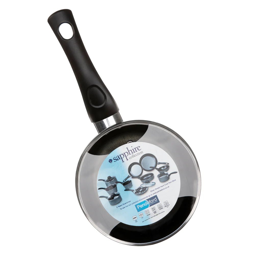 15 cm Non-Stick Sauce Pan & Glass Lid (Sapphire) 5015826000443