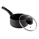 15 cm Non-Stick Sauce Pan & Glass Lid (Sapphire) 5015826000443