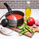 15 cm Non-Stick Sauce Pan & Glass Lid (Sapphire) 5015826000443