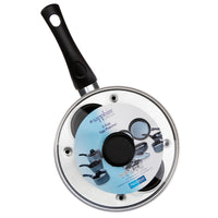 18cm 2 Cup Egg Poaching Pan & Lid (Sapphire) 5015826000627