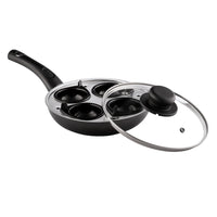 20 cm 4 Cup Egg Poaching Pan & Lid (Sapphire) 5015826000634