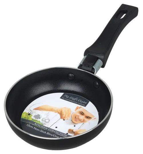 12 cm Non-Stick Blini / One Egg Fry Pan (ChefsChoice) 5015826001778