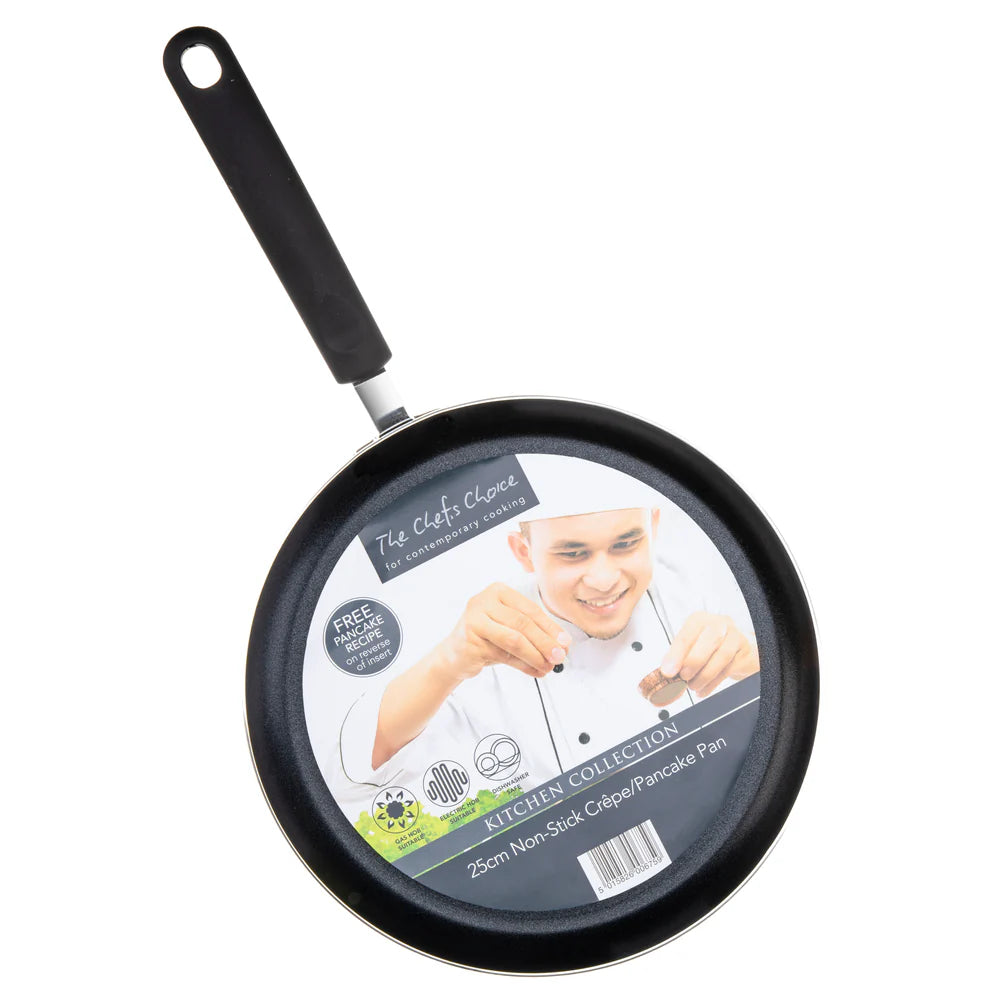 25 cm Crepe / pan cake pan (ChefsChoice) 5015826006759
