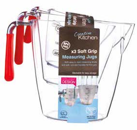 3 pc Measuring Jug Set    5015826033212