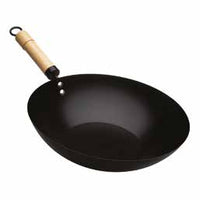 30cm Non-Stick Wok Wooden Handle (FirstChoice) 5015826001723