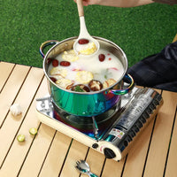 8pcs Colorful Stainless Steel Cookware Set Non Stick