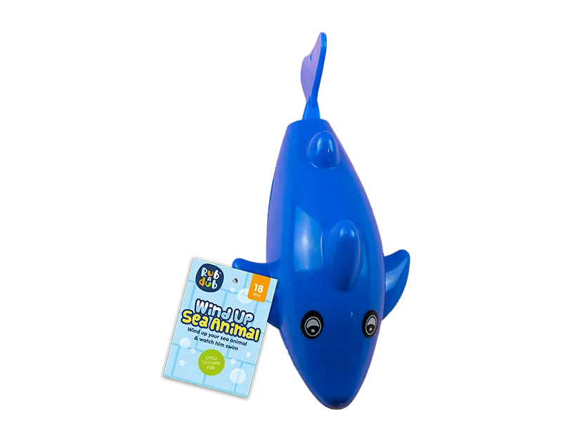 Sea Animal Wind Up Bath Toy CDU   (5056170361477)
