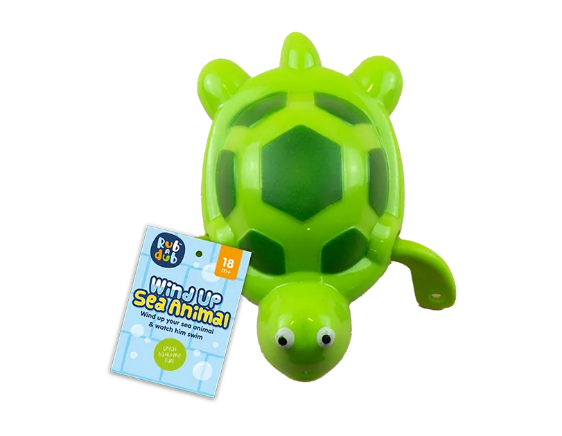 Sea Animal Wind Up Bath Toy CDU   (5056170361477)