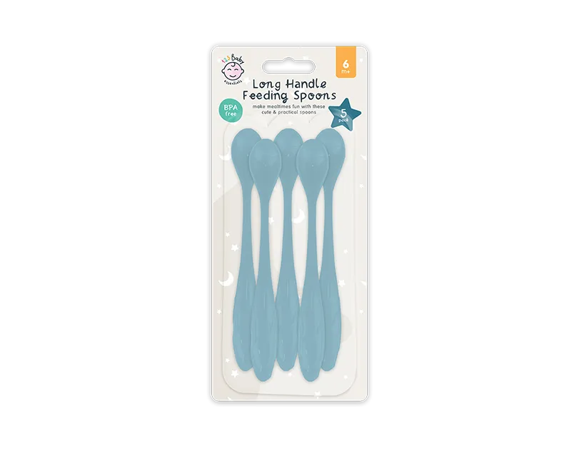Long Handle Feeding Spoon 5 Pack   (5056170364867)