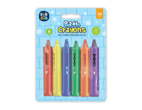 Bath Crayons - 6 Pack   (5056170307185)
