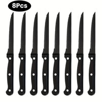 8pcs Western Cutlery - Black