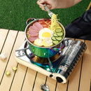 8pcs Colorful Stainless Steel Cookware Set Non Stick