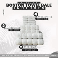 10pcs Premium Egyptian Cotton Towel Set