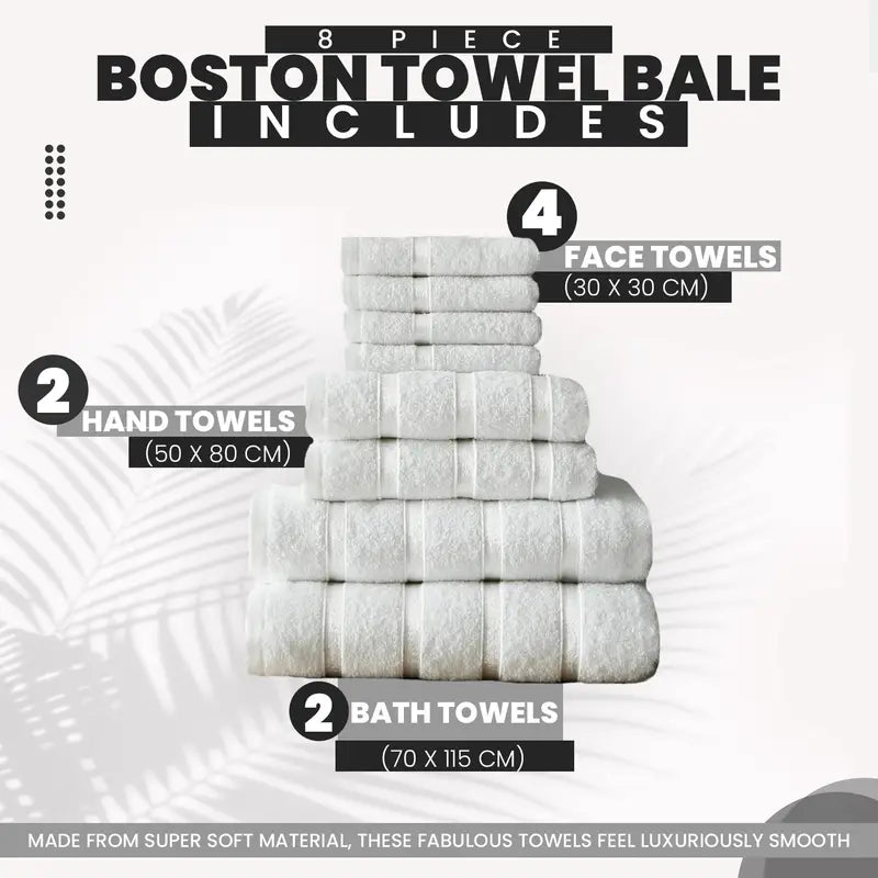 10pcs Premium Egyptian Cotton Towel Set