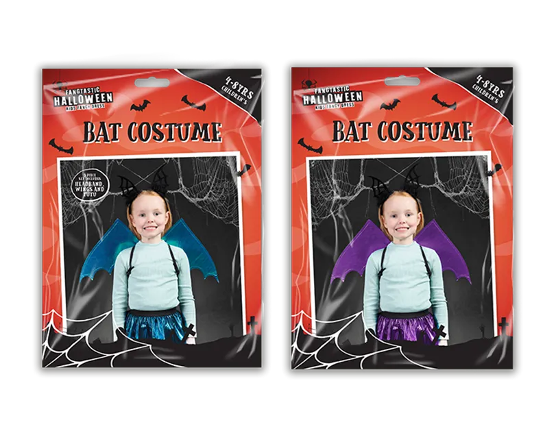 Children's Bat Costume 4-8yrs    (5056283884030)