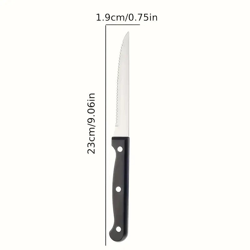 8pcs Western Cutlery - Black