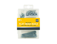 Assorted Flat Head Nails 250pack   (5056170305587)