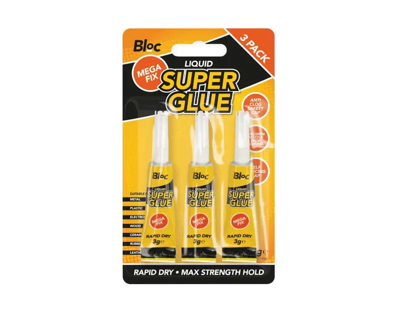 Super Glue 3g 3pack   (5056170336406)